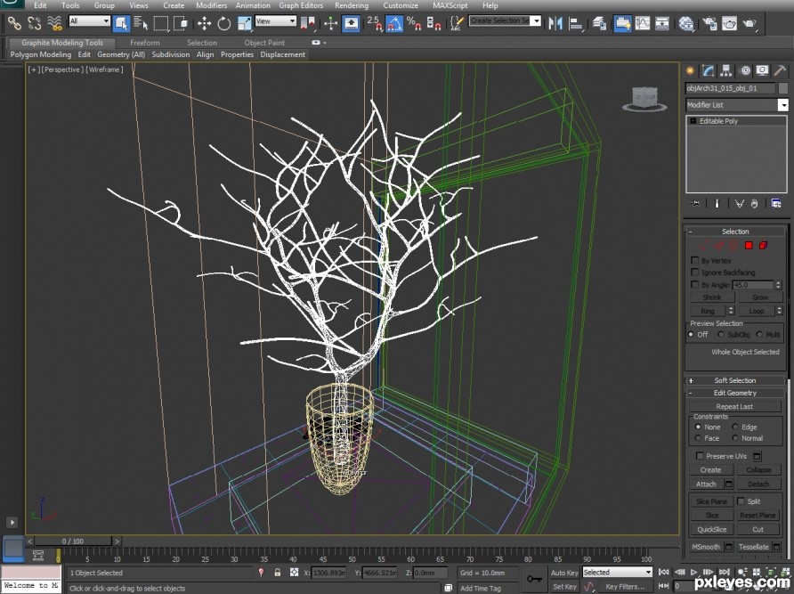 Creation of Save Water Showpiece: Step 3