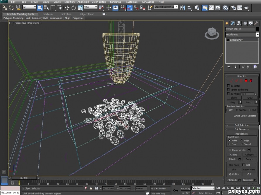 Creation of Save Water Showpiece: Step 4