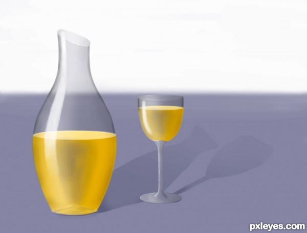Creation of Glass of Wine: Step 3