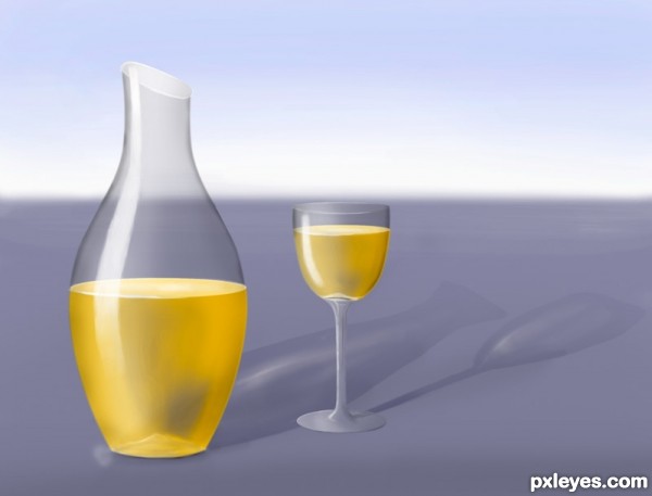 Creation of Glass of Wine: Step 5