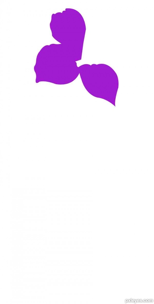 Creation of Beautiful flower: Step 1