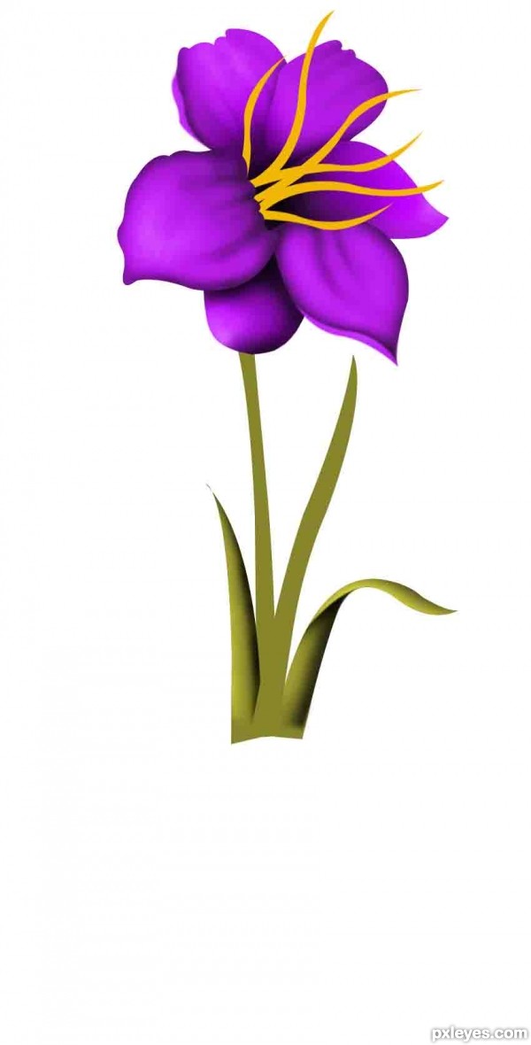 Creation of Beautiful flower: Step 5