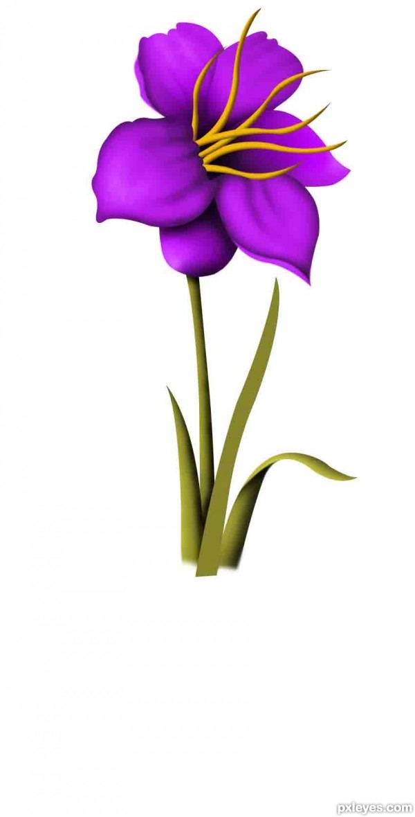 Creation of Beautiful flower: Step 6