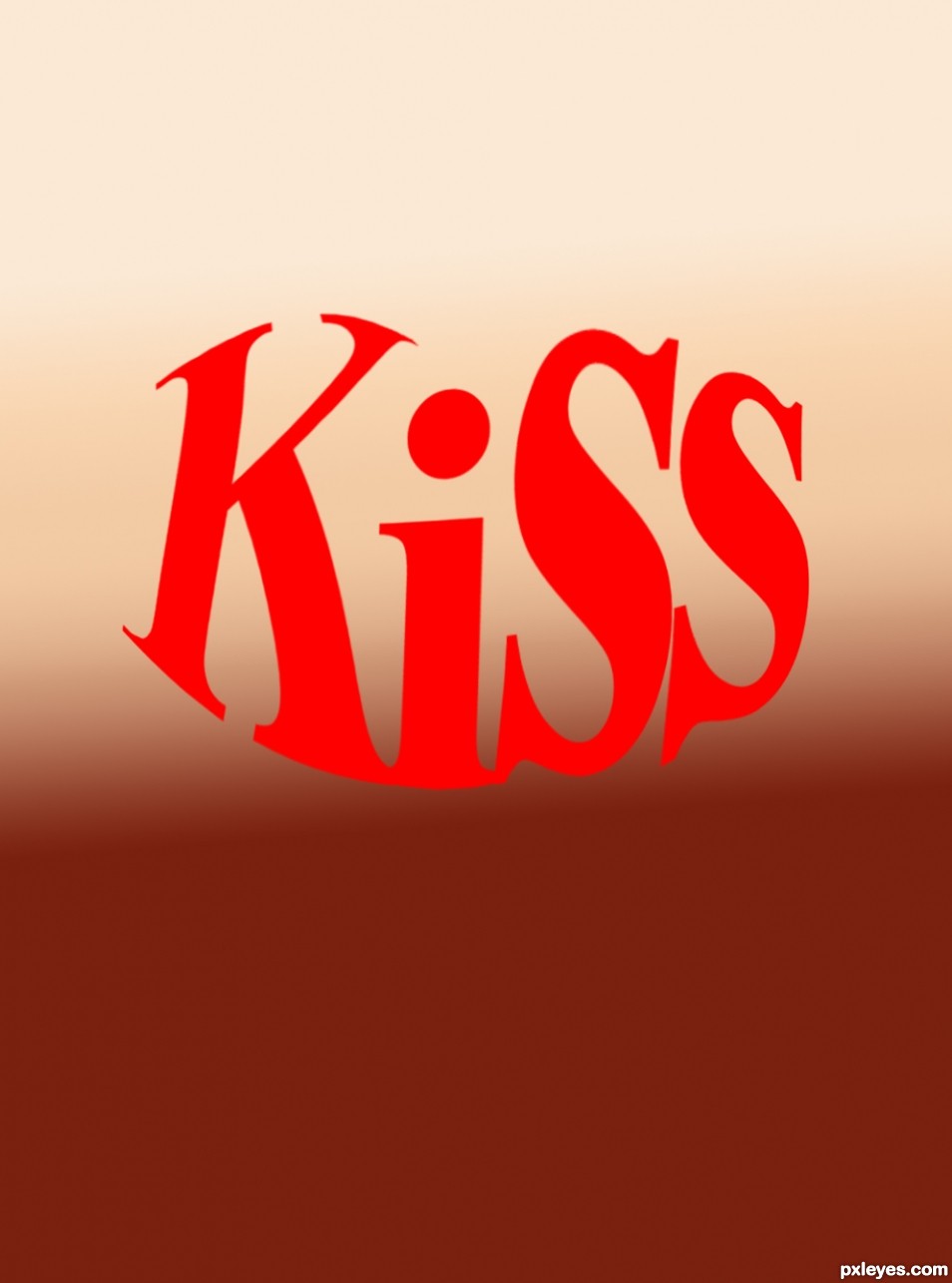 Creation of Kiss Kiss xoxo: Step 1