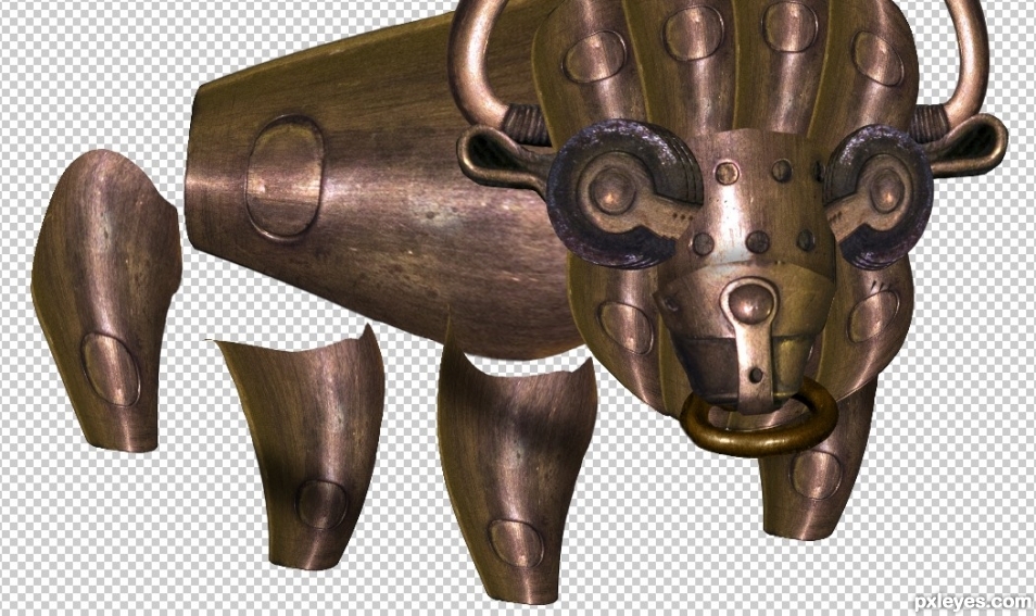 Creation of Bronze El Toro: Step 6