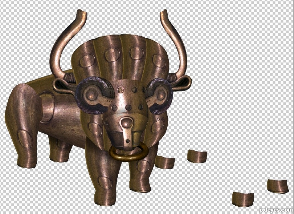 Creation of Bronze El Toro: Step 7