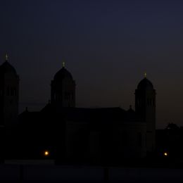 The glowing cross Picture