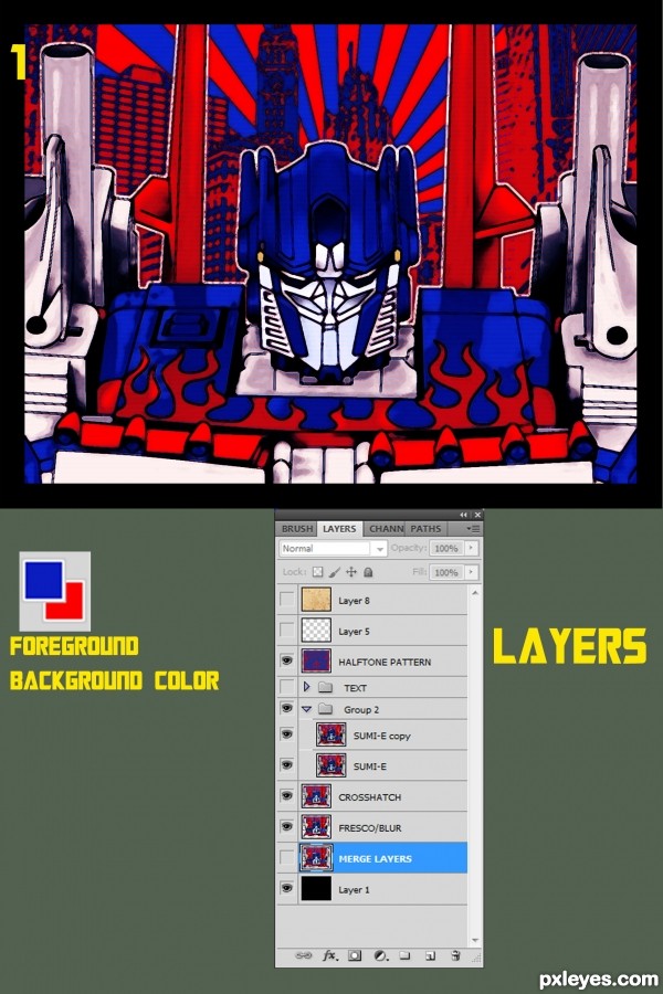 Creation of OPTIMUS PRIME: Step 6