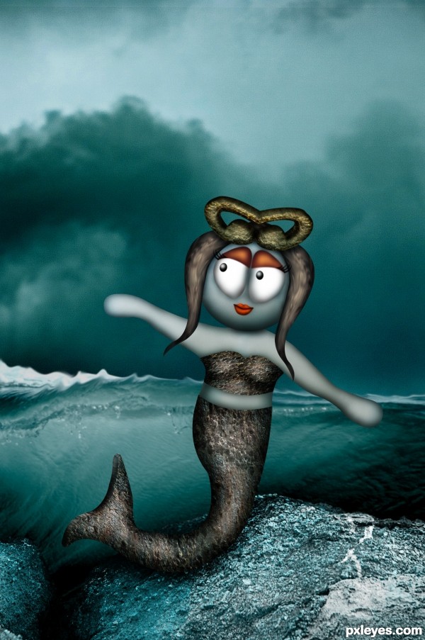 Creation of Mermaid: Final Result