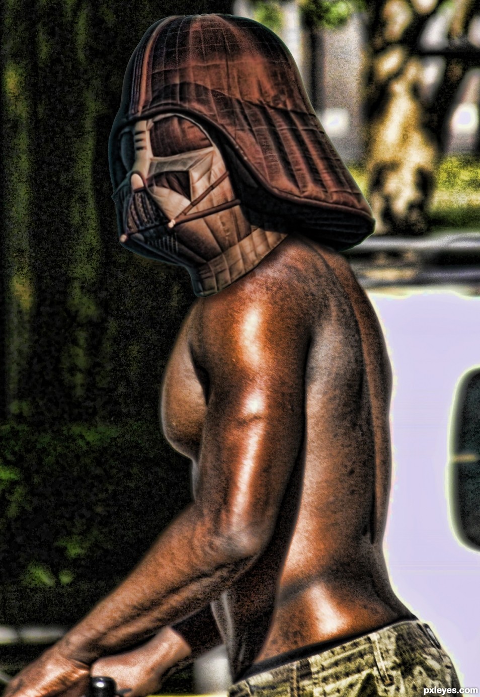 Bronze Biking Vader