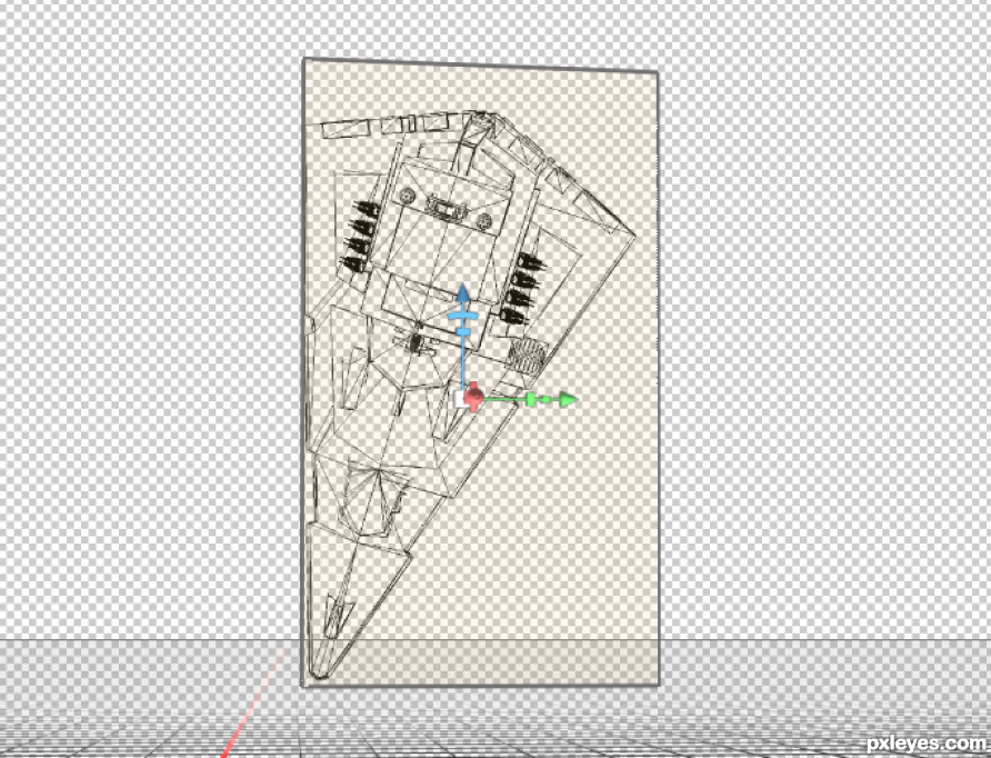 Creation of Vader Boy in Tomorrowland: Step 7