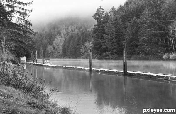 Cold Morning on the River