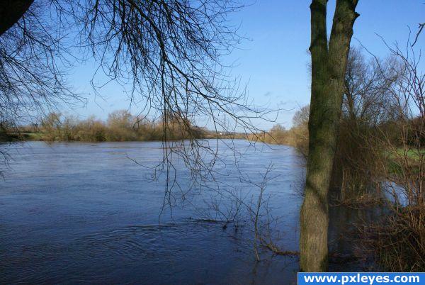 River Severn about to flood