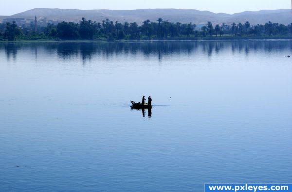 Fishing on the Nile