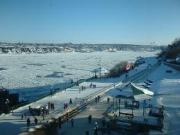 St-Lawrence  river in winter