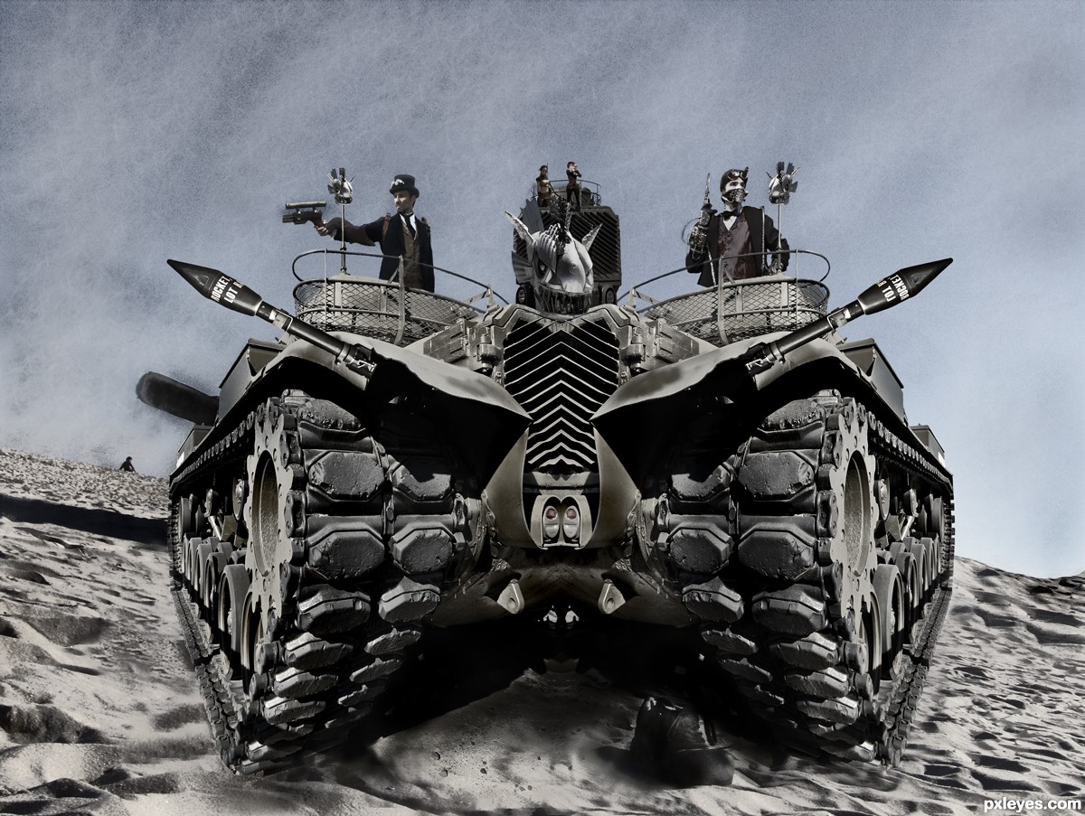 Tank Style picture, by xwd for: road warriors photoshop contest