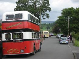 Congested village road