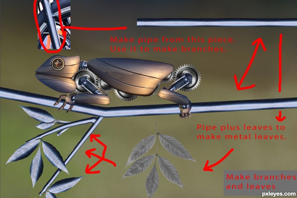 Creation of Robo Chameleon: Step 9