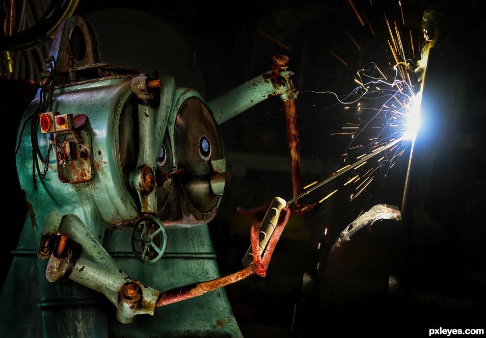 Jock the singing welder