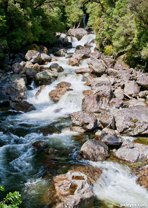 Water and rocks