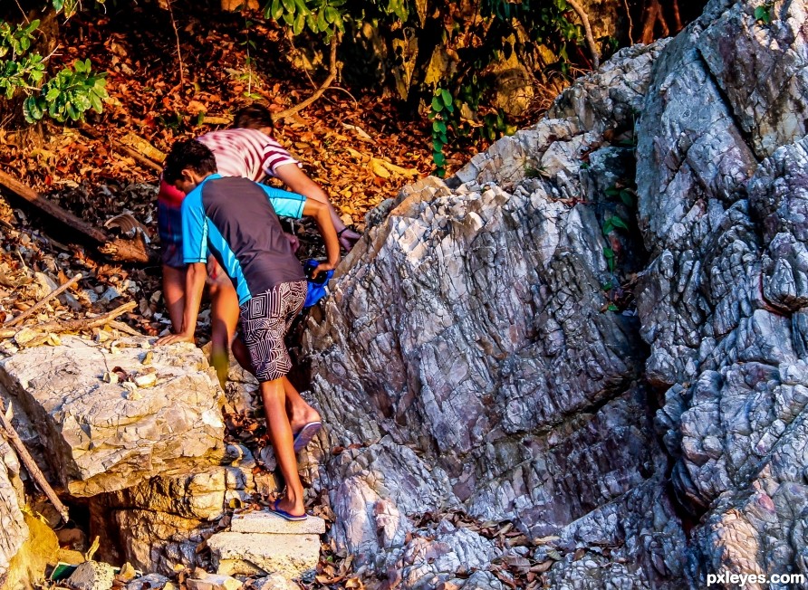 Exploring the Rocks