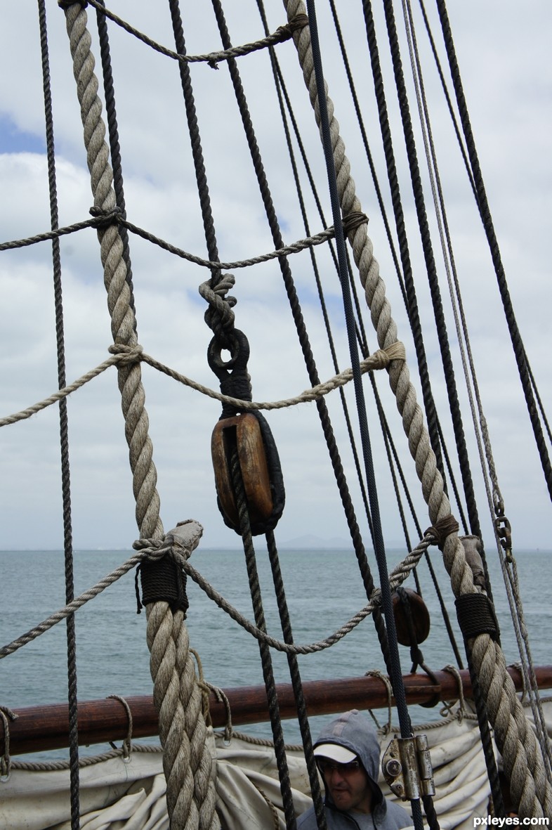 ships ropes picture, by norbart for: rope photography contest