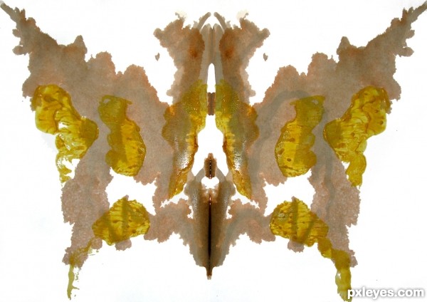 Creation of looks like a butterfly: Step 2