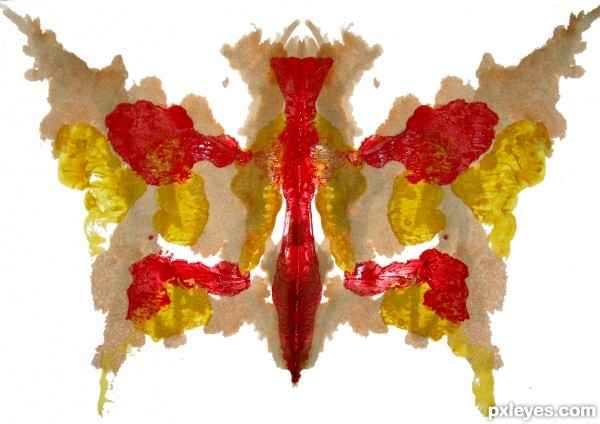 Creation of looks like a butterfly: Step 3