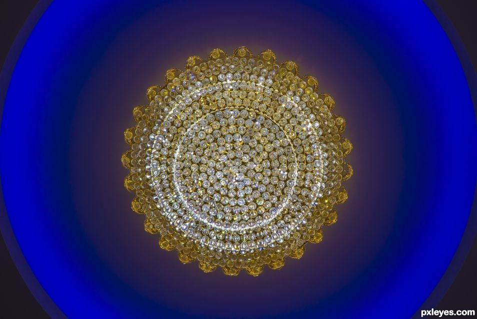 Round chandelier