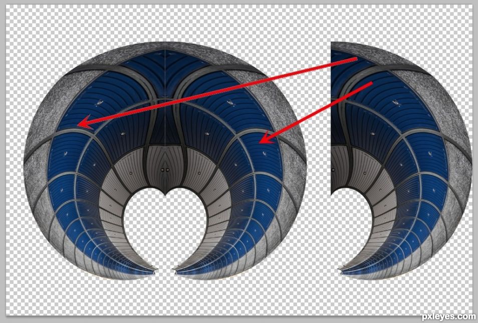 Creation of Bright Lights with Shapes: Step 3