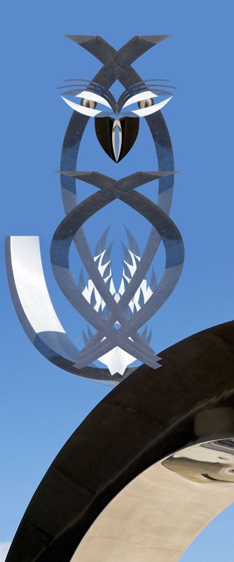Creation of metal owl: Step 5