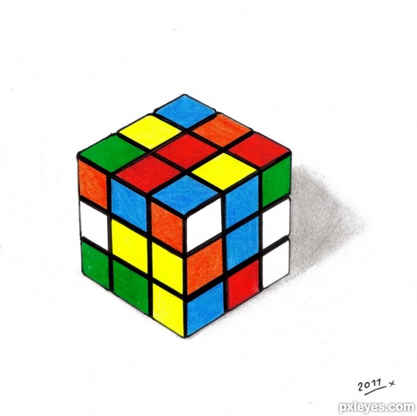 Rubik Cube Drawing Contest 18586 Pictures Page 1 Pxleyes Com