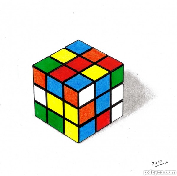 Creation of My Rubik Cube: Final Result