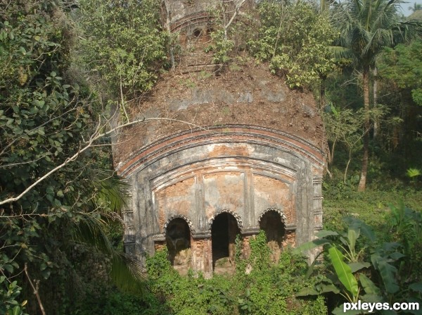 abandoned temple