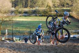 running with the bikes