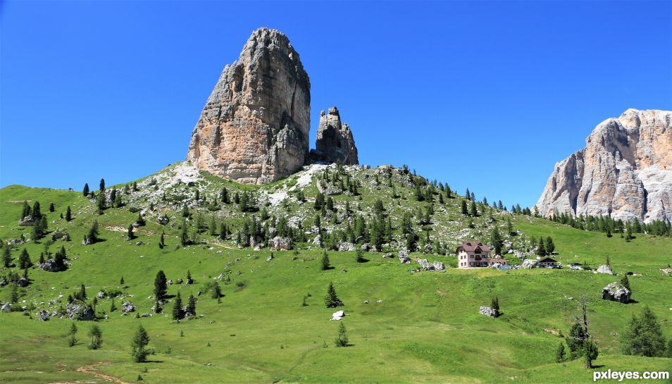 the mountain shelter