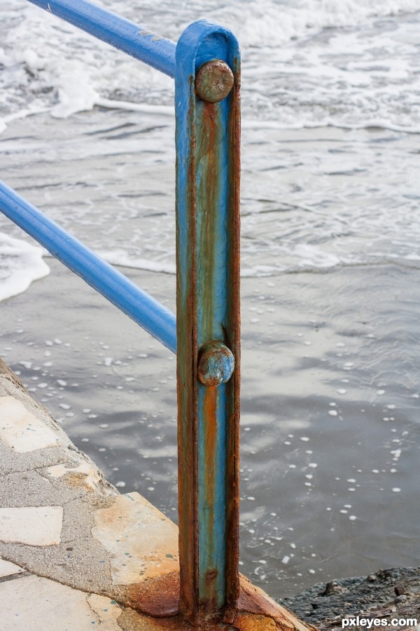 rusted by the sea