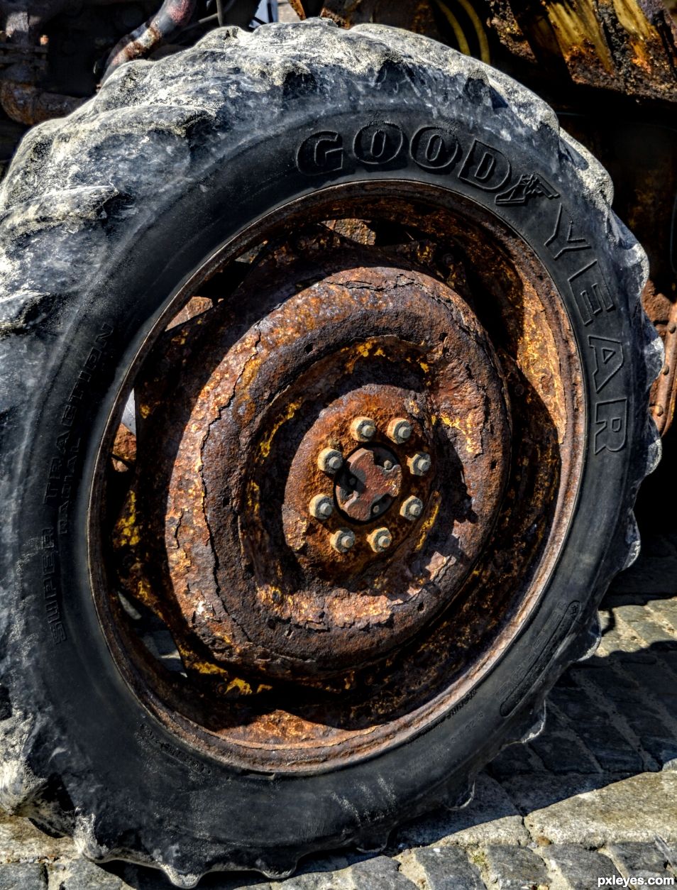 Old Rusty Wheel