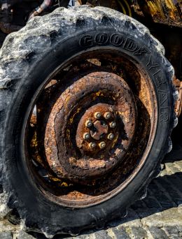 Old Rusty Wheel