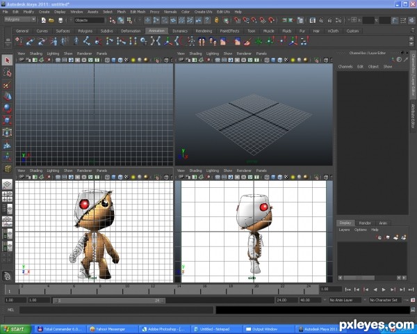 Creation of SackBoy: Step 5
