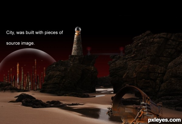 Creation of Domed City By The Lighthouse: Step 6