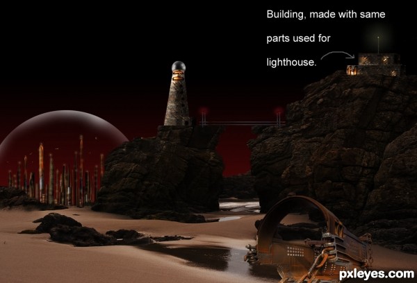 Creation of Domed City By The Lighthouse: Step 7
