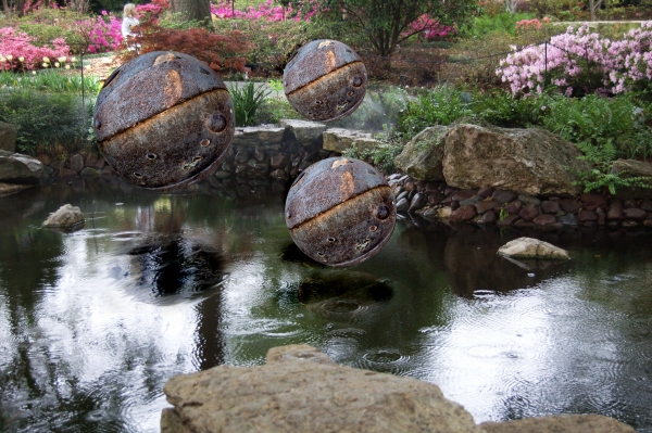 Creation of Zero Gravity Lake sculptures: Step 5