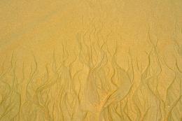 flame on sand...