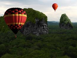 Balloon Ride Over King Mountain