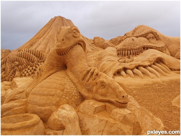 Sand dinosaurs