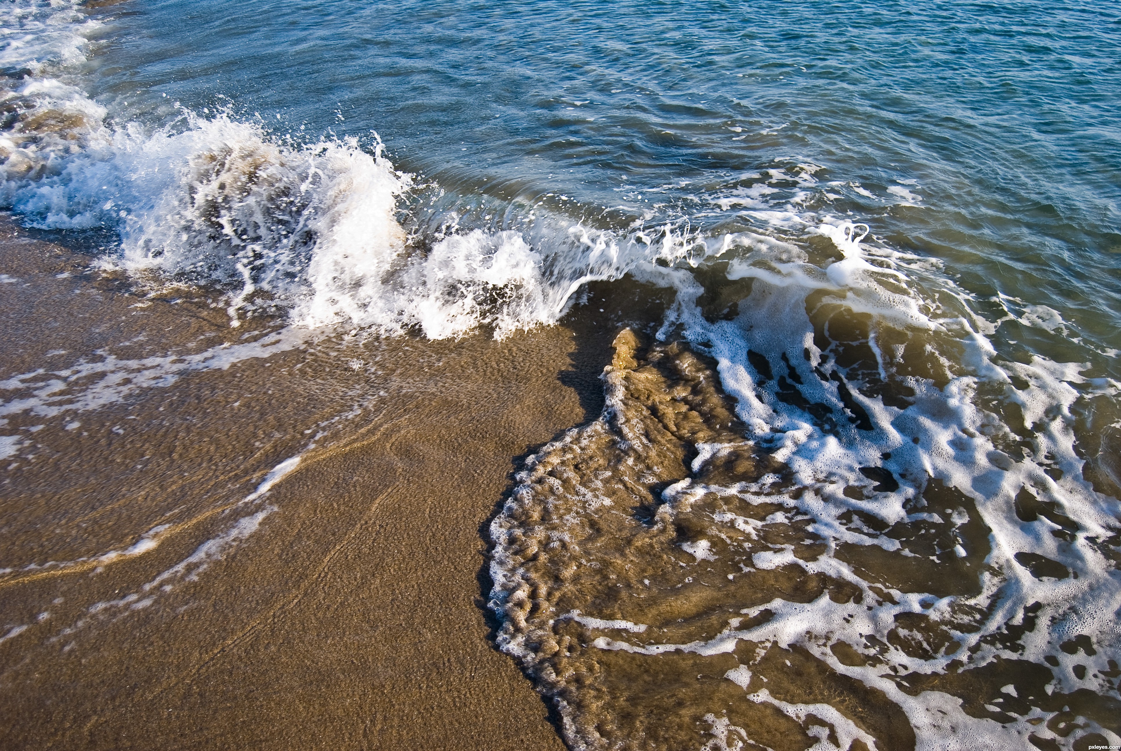 sand and water picture, by roon for: sand photography contest - Pxleyes.com