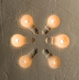 Lightbulbs in the Sand