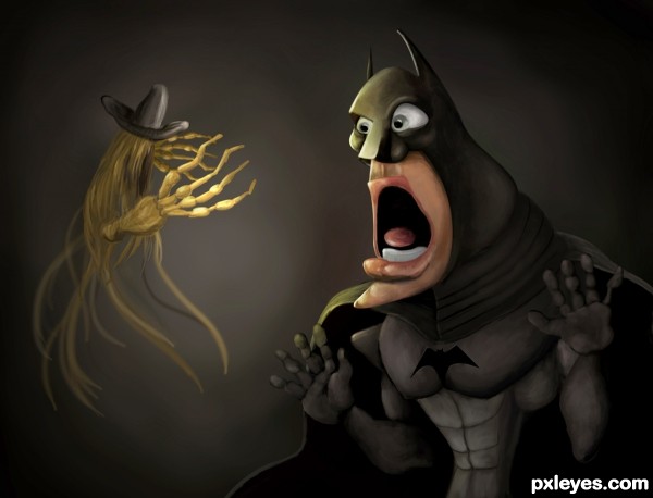 when Bat sees the Scarecow