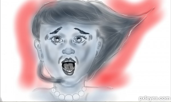 Creation of scared: Step 9